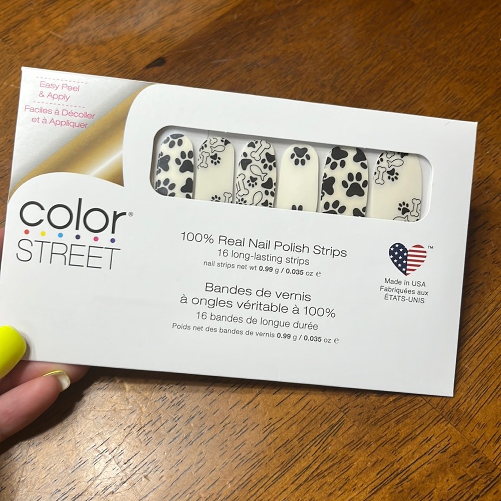 SEALED NEW ⭐️ PARTY PAWS 🐾 Clear Overlay Nail Strips